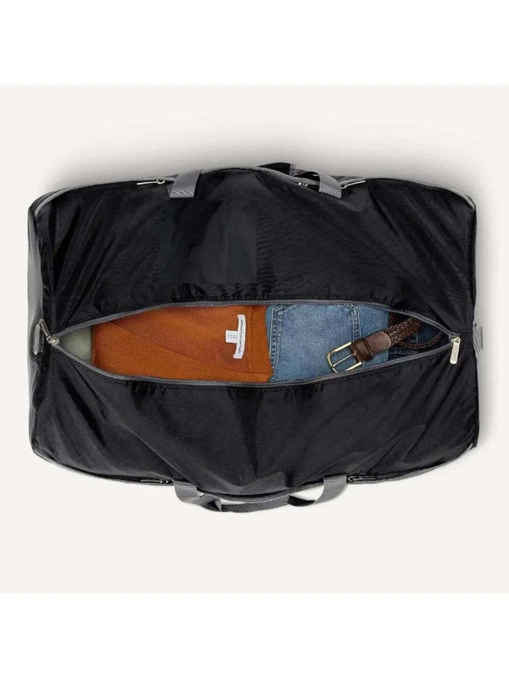 Extra Large Foldable Nylon Duffel Bag for Travel & Storage, 150L Capacity, Black